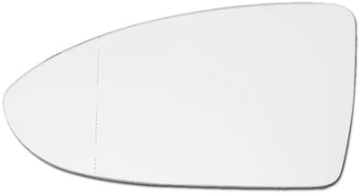Inovra- Zijspiegelglas Wit - Achteruitkijkspiegellens - Reservespiegelglas - Buitenspiegel - Schokbestendig - Duurzaam ABS + Glas - Spiegellens