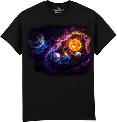 Planeten Heelal Plan Of Salvation The Coloured House T-shirt M