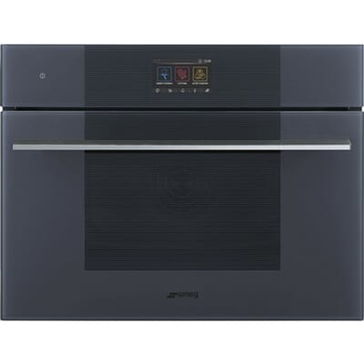 SMEG Speedwave Galileo Oven Oven , Linea, 45 cm, Combi-magnetron, Neptune Grey, Vapor Clean