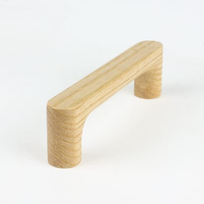 Deurgreep Suus - 96 mm - lichtbruin - hout - geschikt voor binnen - | | | | Meubel greep |