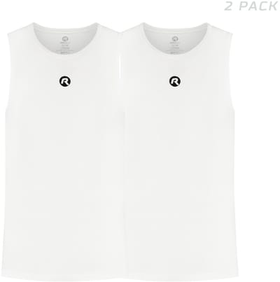 Rogelli Core II Dames en Heren 2 pack Ondershirt Wielrennen - Mouwloos - Wit