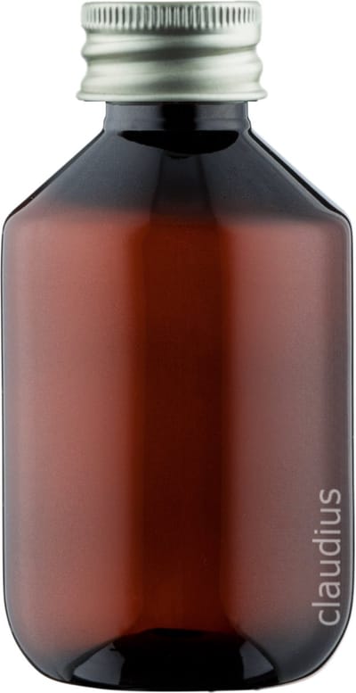 Lege Plastic Fles 250 ml PET Amber bruin - met aluminium dop - set van 10 stuks - navulbaar - leeg