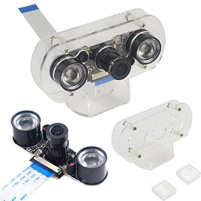 5MP Webcam met Nachtzicht en Instelbare Focus voor Raspberry Pi 1080p