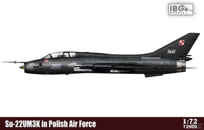 IBG Models Modelbouwpakket Militaire voertuigen - 72909 Sukhoi Su-17 Fitter - Su-22UM3K Poolse luchtmacht - Straaljager Plastic - 1:72 - Modelbouw