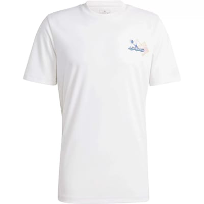 adidas T-shirt Heren - White - Polyester - Maat L