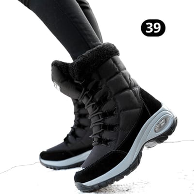 Bovista Sneeuwboots - Sneeuwschoenen - Snowboots - Wintersport - Dames - Ski Gadgets - EU39 - Zwart