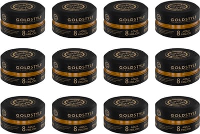Gold Style Haar Wax Gold Nummer 8 AQUA MIILI0N 12 stuks - Styling Haar Wax - Haar Wax Mannen