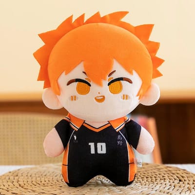 Nouvelles Peluches Poupées 23cm Mignonnes Anime Peluches Cadeaux Enfants Garçons Bébé Grands Jouets Doux Pour Enfants 23cm orange