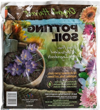 Potgrond Mix - Aarde Substraat - Planten Kweken - Biologisch Recycled Materiaal - 4 Quarts - Groen