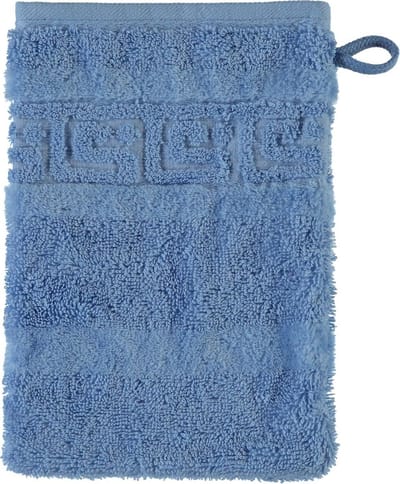 CAWÖ Noblesse Uni Washandje - Lichtblauw - 16x22