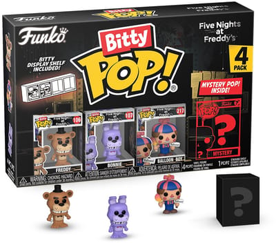 Funko Pop! FIVE NIGHTS AT FREDDY'S - Bitty Pop 4 Pack 2.5cm - Freddy