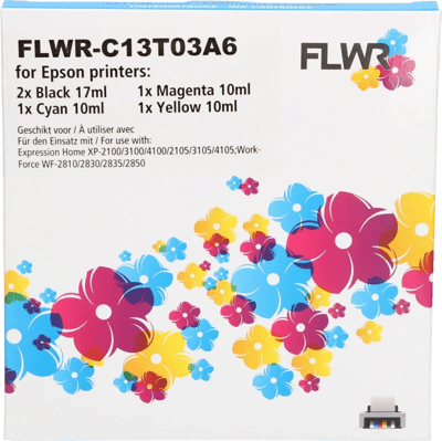 FLWR - Cartridges / Epson 603XL Multipack / zwart en kleur / Geschikt voor Epson