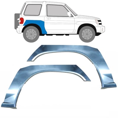 Reparatiepaneel achterspatbord voor Mitsubishi Pajero Pinin 1998-2007