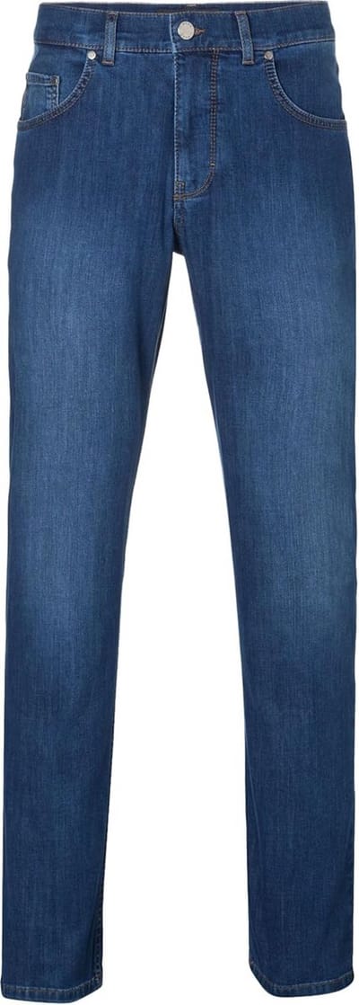 Heren Jeans Cooper Rechte Pijp Denim Stijl