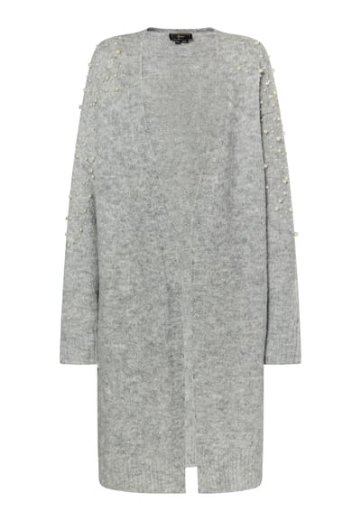 Faina Vest Dames licht grijs melange