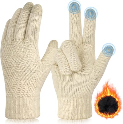 Warme handschoenen touchscreen dames - winter - thermisch - zwart - winddicht - smartphone - outdoor - dameskleding - damesmode - elegant.