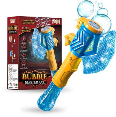 Kiddel Bellenblaas Zwaard 2025 – Elektrisch Bellenblaas Speelgoed met LED Verlichting – Blauw Model – Automatische Bellenmachine voor Kinderen