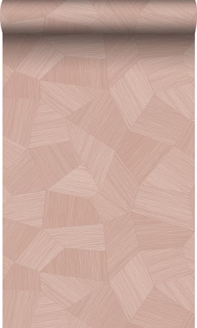 Origin Wallcoverings behang grafisch 3D motief licht oudroze - 50 x 900 cm - 348075