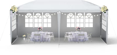 Froadp 3x6m Paviljoen Tent Tuintent Feesttent Biertent Partytent Verenigingstent Tuinpaviljoen antraciet