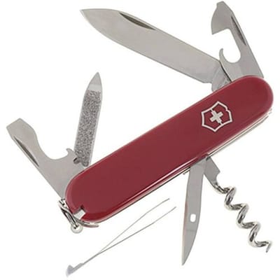 Victorinox Sportsman 0.3803 Zwitsers zakmes Aantal functies 17 Rood