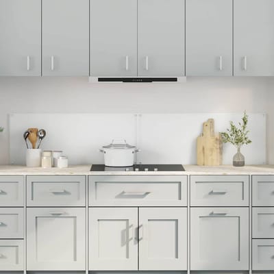 vidaXL - Keukenachterwand - 2 - st - Doorzichtig - 100 - x - 40 - cm - gehard - glas