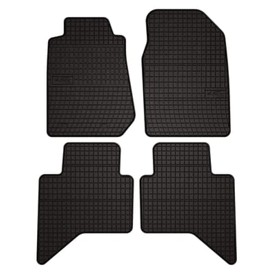 Wielganizator SolidPRO - Auto Rubbermatten - Zwart - Isuzu D-MAX II (2011-2019)