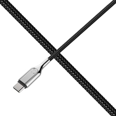 Cygnett Armoured Braided USB-C to USB Kabel 2m - Zwart