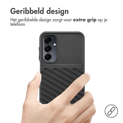 imoshion Hoesje - Geschikt voor Samsung Galaxy A16 (4G) / A16 (5G) - Thunder Backcover - Zwart