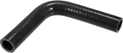 Dailygoods- Siliconen Slang 90 Graden Elleboog - Universele Koppeling - Binnendiameter 22 mm - Lengte 150 mm - Zwart - Duurzaam Materiaal - Koelslang