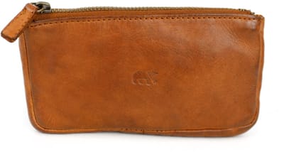 Bear Design - Stijvolle Leren Sleuteletui XL met 1 ring- Cognac Bruin