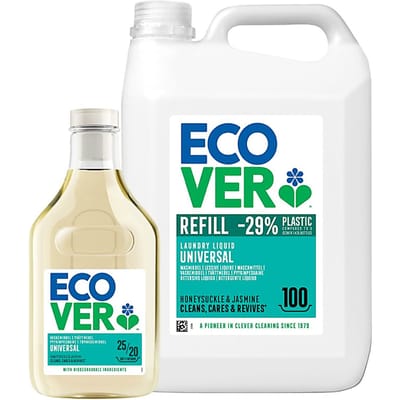 Ecover Vloeibaar Wasmiddel Universal Refill Bundel
