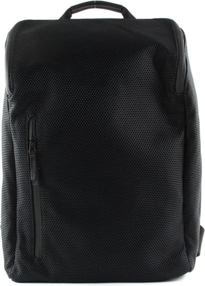 JOST Laptop rugzak Rugzak met laptopvak Mesh Man Daypack Backpack Black Zwart