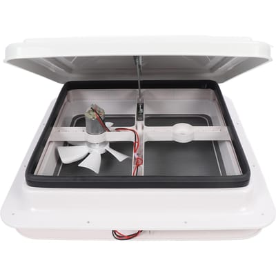 340 X 340mm RV Dakventilator 12V Waterbestendig Eenzijdige Ventilatie Afzuigventilator met Gaas