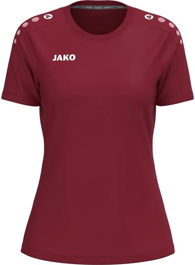 JAKO T-shirt One Cotton damesmaten bordeaux 6101d-155
