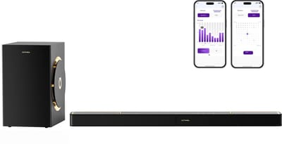 ULTIMEA Skywave F30 Boom _ 3.1.2ch Sound Systeem met Dolby Atmos Soundbar Zwart