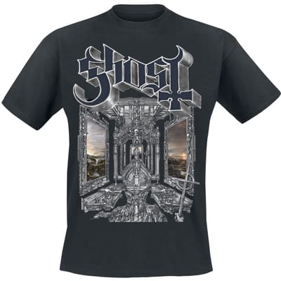 Ghost T-shirt - Skeleta Cover - S tot 4XL - voor Mannen - zwart