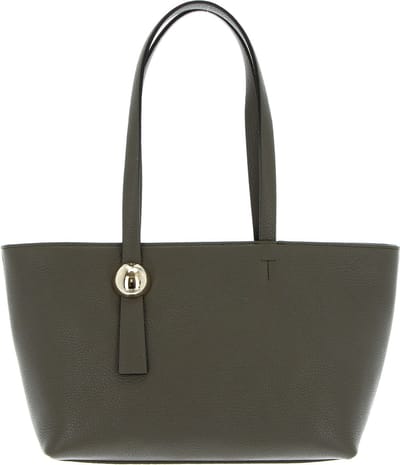 FURLA Leren Schoudertas Sfera Tote Bag Sage Olijfgroen