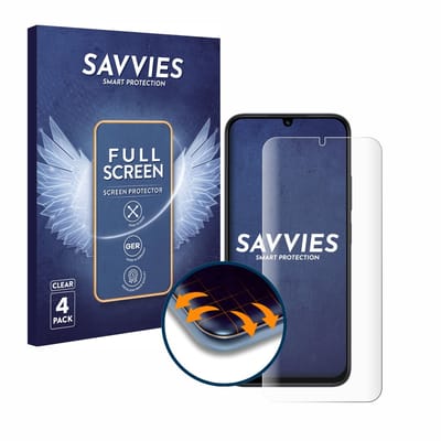 Savvies - Screenprotector voor Xiaomi Redmi 15C - Folie Beschermfolie transparant volledig dekking 4 Stuks