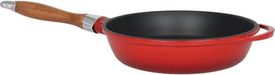 Lava Koekenpan - 24 cm - 2.0 liter - Gietijzer - Rood