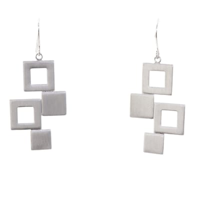 Behave – Dames oorbellen – Geometrisch design – Minimalistische stijl