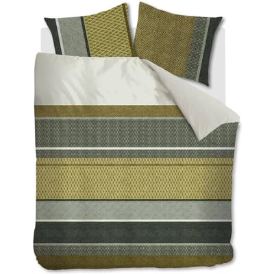 Beddinghouse Benthe dekbedovertrek - Tweepersoons - 200x200/220 cm - Groen