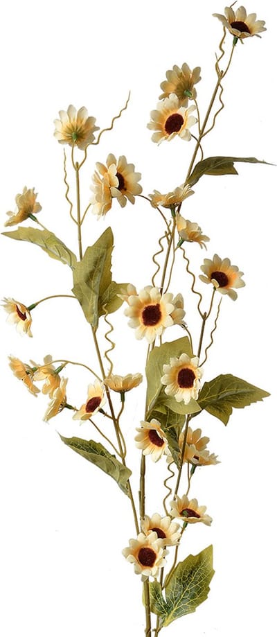 Clayre & Eef Kunstbloem 107 cm Geel Kunststof