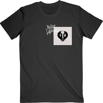 Bullet For My Valentine - Album Cropped & Logo Heren T-shirt - S - Zwart