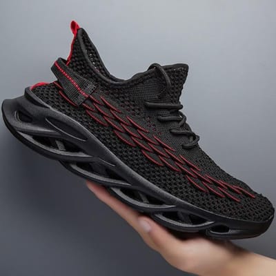 Heren Sneakers Herenschoenen Nieuwe Trend Sportschoenen Lente Herfst Mannelijke Mode Casual Platte Schoenen Comfortabel Ademend Hardloopschoen 44 zwart