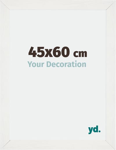 Your Decoration - Fotolijst 45x60 cm - MDF - Wit Geveegd - Mura