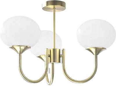 Toolight App1579-3Cp Hanglamp Goud 50X50X50Cm
