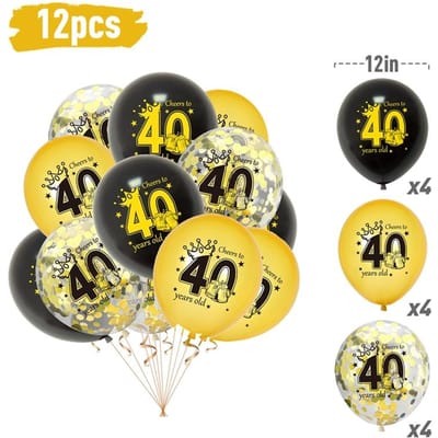 Gefeliciteerd met je verjaardag 18 21 30 40 50 60 Latex Ballonnen Verjaardagsfeest voor volwassenen 18e 30e 40e 50e 60e Confetti Ballon Jubileum Decoratie as picture shows