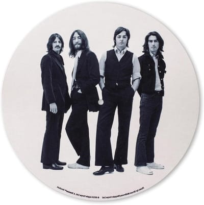 Draaitafel Sleepmat - Platter Pad - Muziek Luisteren - Iconisch Beatles Ontwerp - 30.48 x 30.48 cm - Fab 4