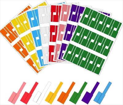 Kabellabels - 240 Stuks - Zelfklevende Kabellabels - Waterdicht - Scheurvast - Eenvoudig Te Identificeren Draden/Draadlabels Voor Draadidentificatie (8 Kleuren)