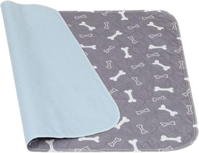 Zindelijkheidsmat Puppy - Huisdier Trainingsmat - Huisdier Training - Snel Drogend - 70x80 cm - Grijs